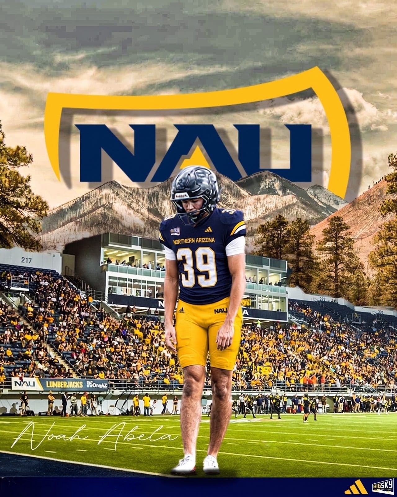 Noah Abela commits to Northern Arizona University football, Class of 2026